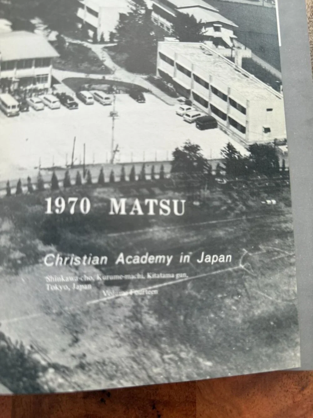 Vintage 1970 Christian Academy in Japan CAJ Matsu Tokyo Annual